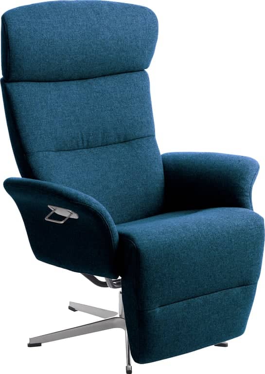 Conform Master recliner  - Svingfot alu stoff Facet Petrol 1326-45  - Produktbilde