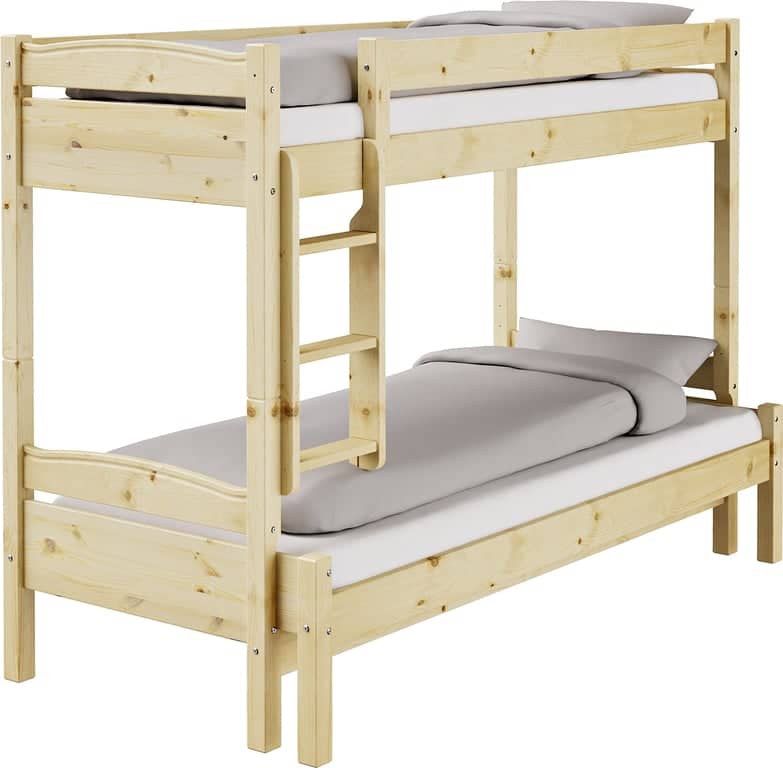 Tustna køye/skuvseng - 75/81-150x200 cm lyslakkert - Produktbilde