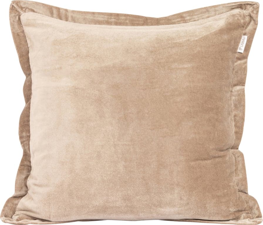 bomullsvelur, mud med flat kant 50x50 cm