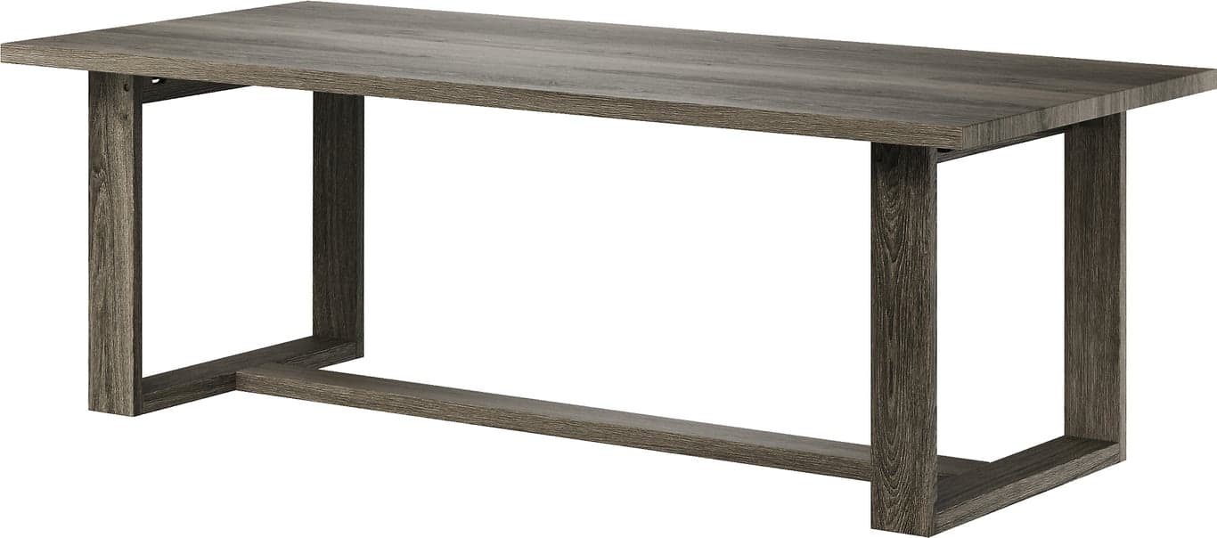 heltre eik smoked, U-ben med stolpe