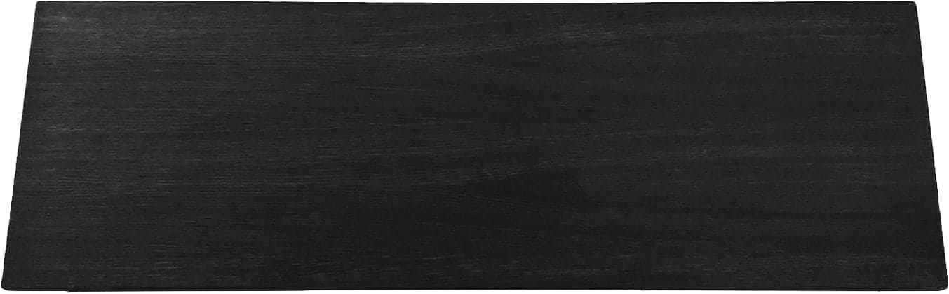 45 x 120 cm, svartlakkert