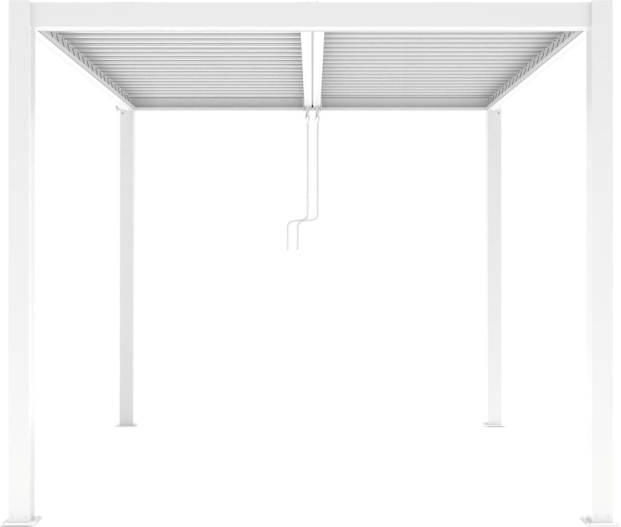 H: 230 cm, hvit m/tak