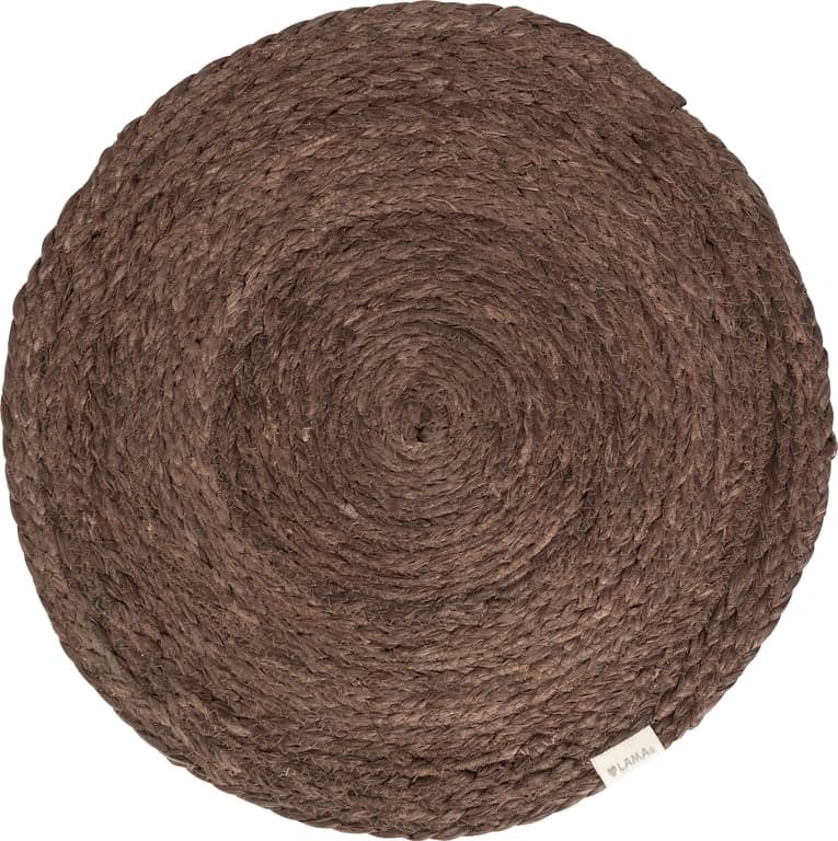 jute, brun Ø40 cm
