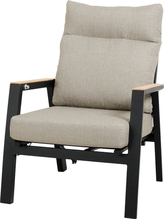 Svart m/vaniljefargede puter